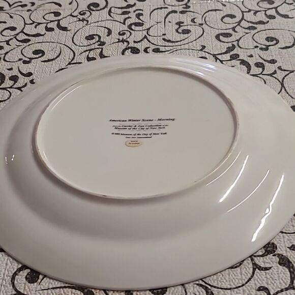 2003 Currier & Ives Plate - Picture 4 of 5